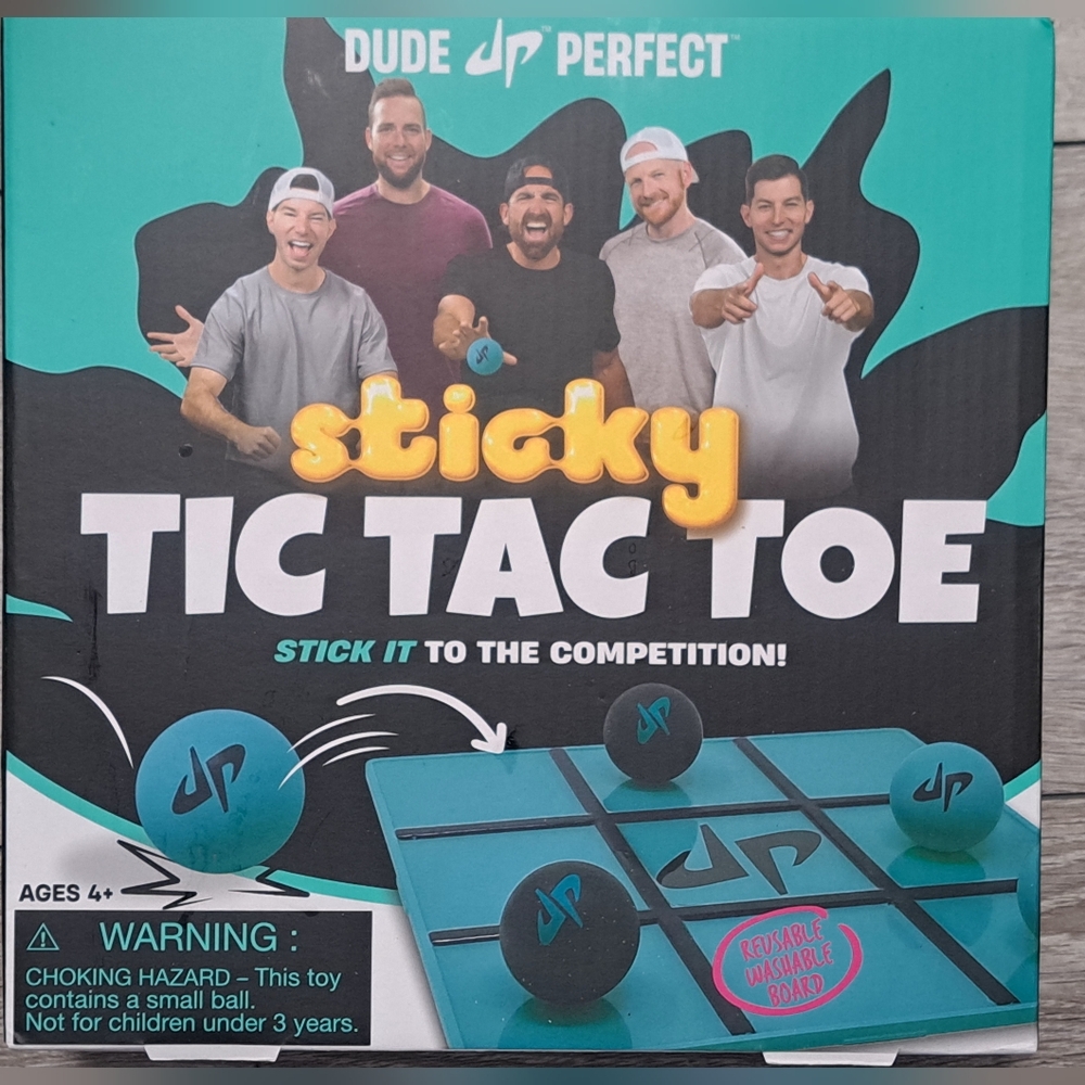 Brand New Dude Perfect Sticky Tic Tac Toe Game